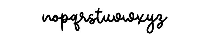 Ruseline Font LOWERCASE