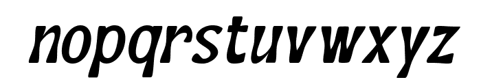 Rush Twist Italic Font LOWERCASE