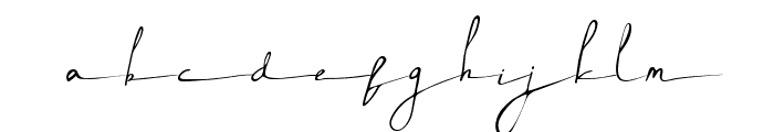 Rush Twist Signature Italic Font LOWERCASE