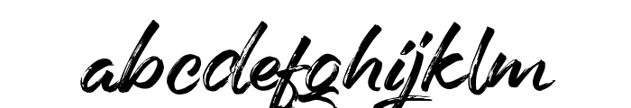 Rushkin Font LOWERCASE