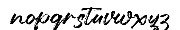 Rushkin Font LOWERCASE