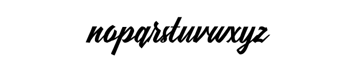 RushlandScript Font LOWERCASE