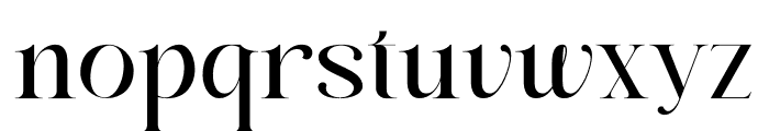 Rushtick Font LOWERCASE