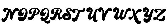 Rushton Font UPPERCASE