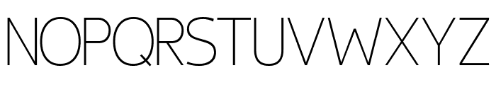 Rushtyle Thin Font LOWERCASE