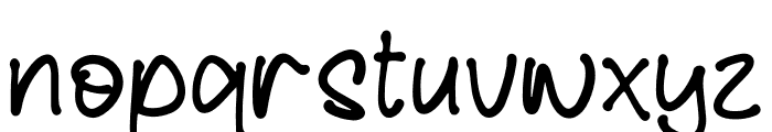 Rushway Notes Font LOWERCASE