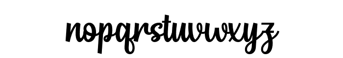 Rusley Font LOWERCASE
