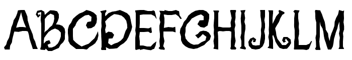 Russely Font UPPERCASE