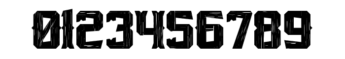 Rust Scratch Font OTHER CHARS