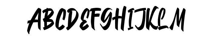 Rusthack Font UPPERCASE