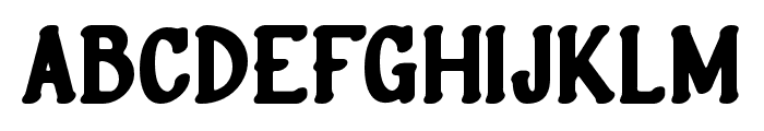 Rusthic Font UPPERCASE
