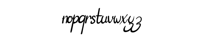 Rustic And Beautiful Font LOWERCASE