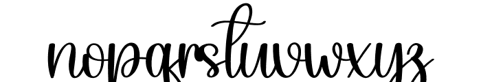 Rustic Beauty Font LOWERCASE