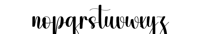 Rustic Embroidery Font LOWERCASE