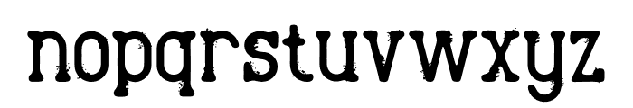 Rustic Endstory Stamp Font LOWERCASE