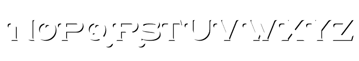 Rustic Farm Regular Shadow Font UPPERCASE