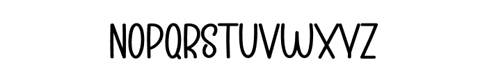 Rustic Rainbow Font LOWERCASE