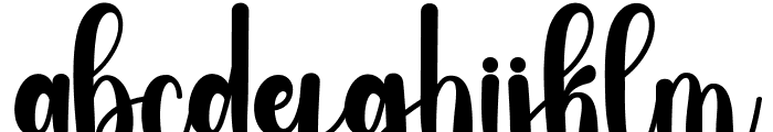 Rustic Signature Regular Font LOWERCASE