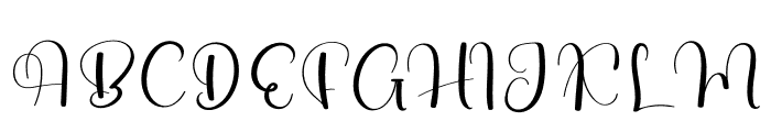 Rustic Signature Font UPPERCASE