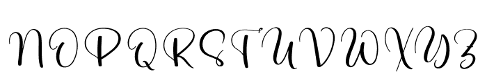 Rustic Signature Font UPPERCASE