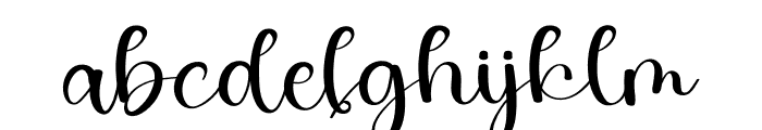 Rustic Signature Font LOWERCASE