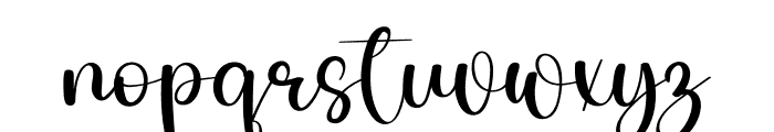 Rustic Signature Font LOWERCASE