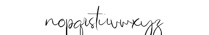 Rustic Song Font LOWERCASE