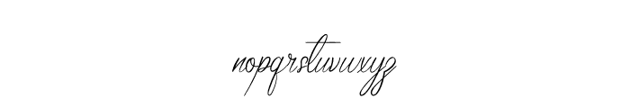 Rustic Style Font LOWERCASE