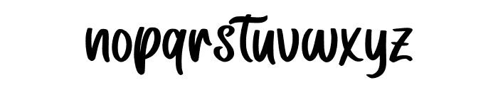 Rustic Time Font LOWERCASE