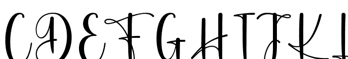 RusticSignature-Regular Font UPPERCASE