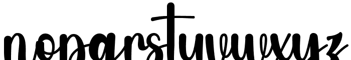 RusticSignature-Regular Font LOWERCASE