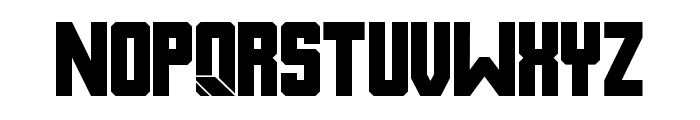 Rustica Regular Font UPPERCASE