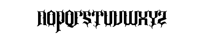 Rusticle Font LOWERCASE
