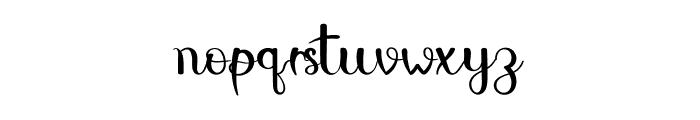 Rusticy Font LOWERCASE