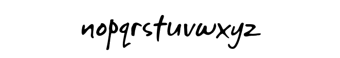 Rustigh Font LOWERCASE