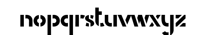 Rustize Font LOWERCASE