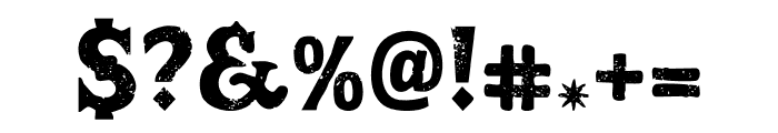 Rustknuckle Rough Font OTHER CHARS