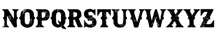 Rustknuckle Rough Font UPPERCASE