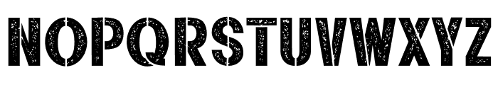 RustlineStencil Font UPPERCASE