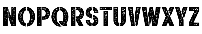 RustlineStencil Font LOWERCASE