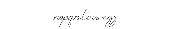 Rustory-Regular Font LOWERCASE