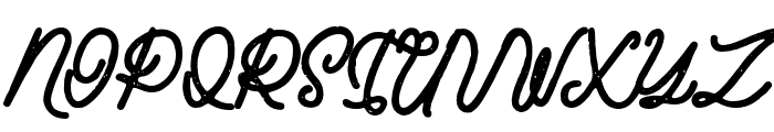 Rustty-Regular Font UPPERCASE