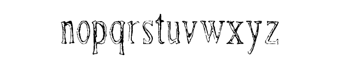 Rusty Fever_Condensed Font LOWERCASE