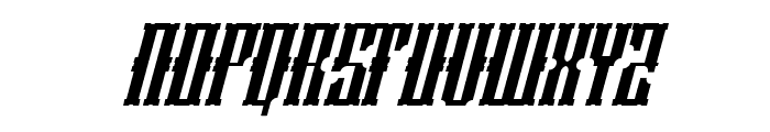 Rusty Punk Italic Font UPPERCASE