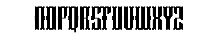 Rusty Punk Font UPPERCASE