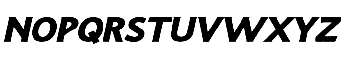 Rusty Rovers Italic Font UPPERCASE