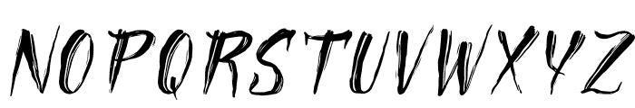 Rusty Witches Italic Font LOWERCASE