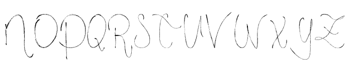RustyBrush Font UPPERCASE