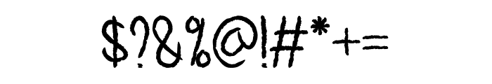 RustyIron-Regular Font OTHER CHARS