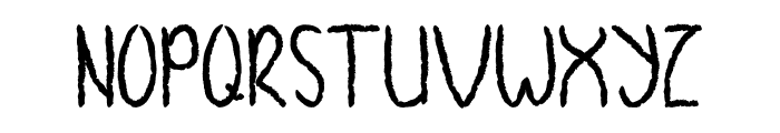 RustyIron-Regular Font UPPERCASE